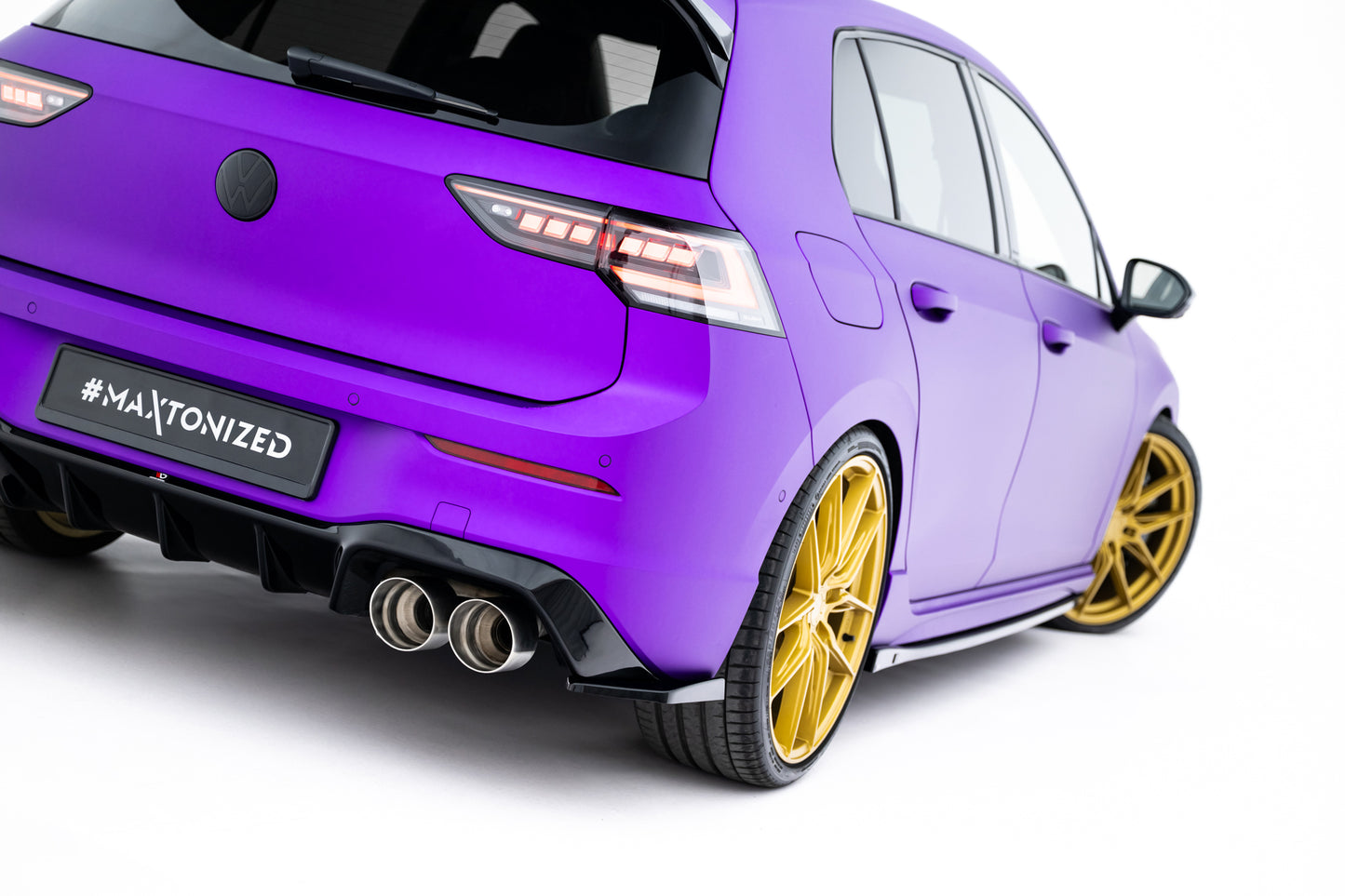 Set of Splitters V.5 Volkswagen Golf R Hatchback Mk8 Facelift