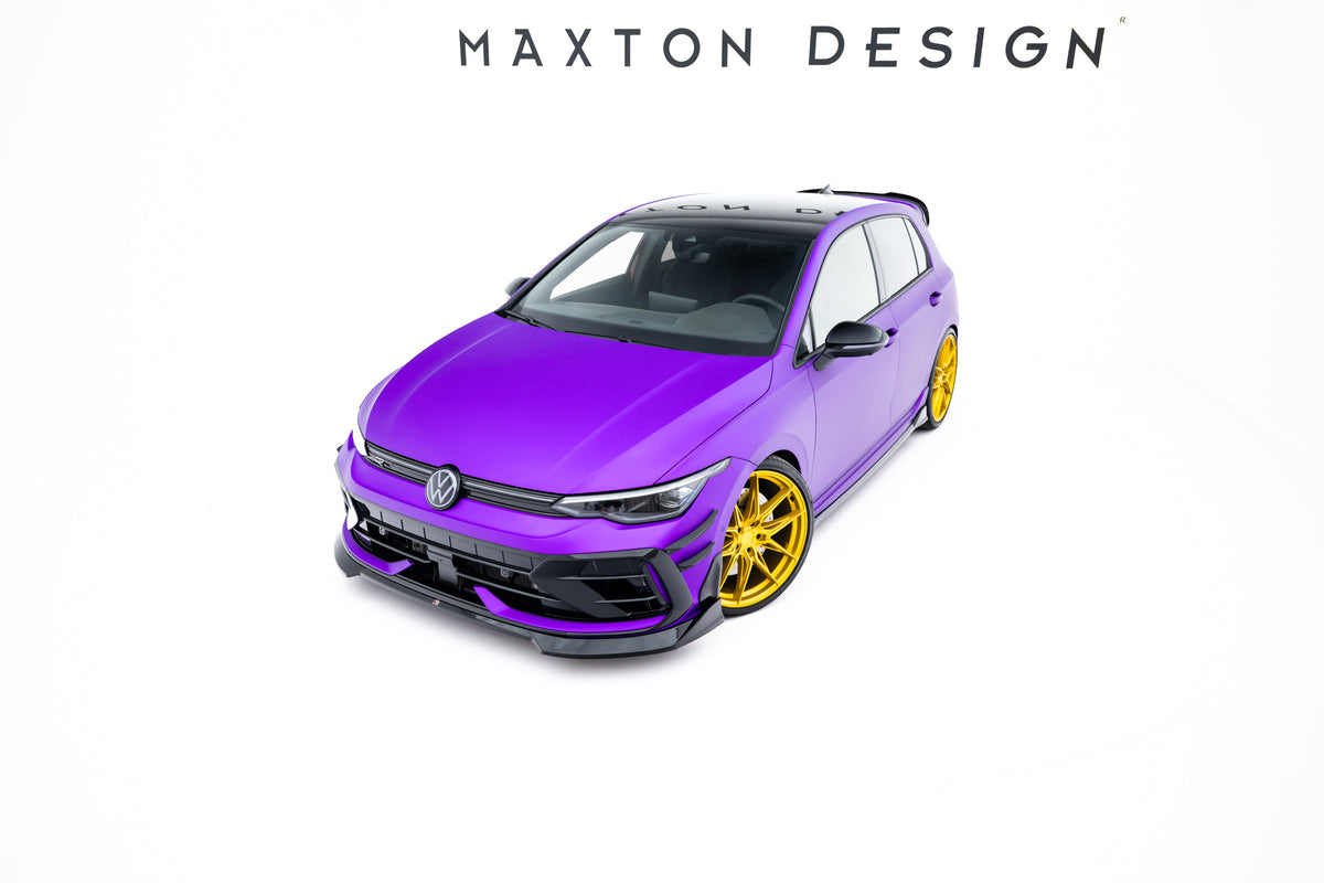 Set of Splitters V.6 Volkswagen Golf R Hatchback Mk8 Facelift