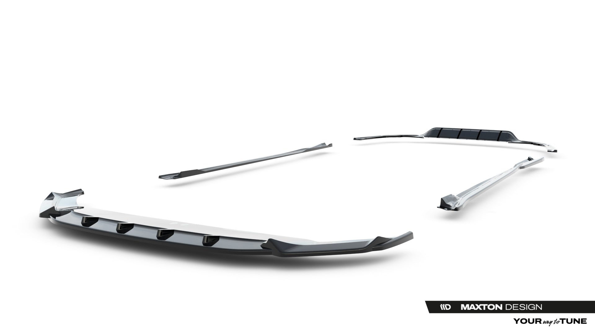 Set of Splitters Volkswagen Arteon R-Line Sedan / Shooting Brake Mk1 Facelift
