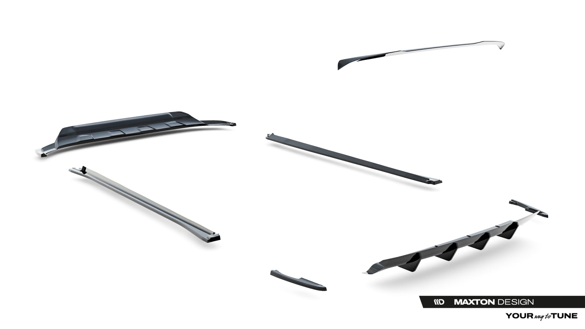 Set of Splitters Volkswagen Touareg R-Line Mk3