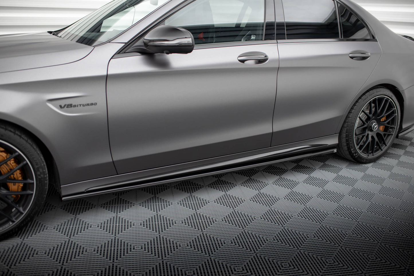 Side Skirts Diffusers Mercedes-AMG C63 Sedan / Estate W205 Facelift