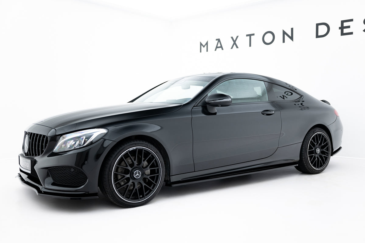 Side Skirts Diffusers Mercedes-Benz C Coupe AMG-Line C205