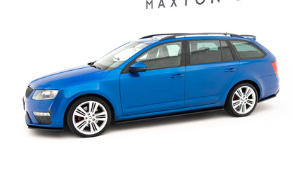 Side Skirts Diffusers Skoda Octavia RS Hatchback / Combi Mk3 / Mk3 Facelift