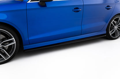 Side Skirts Diffusers V.1 Audi S3 / A3 S-Line 8V / 8V FL Sedan