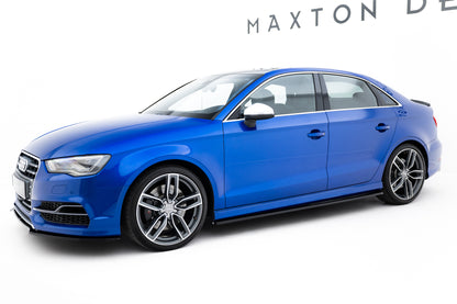 Side Skirts Diffusers V.1 Audi S3 / A3 S-Line 8V / 8V FL Sedan