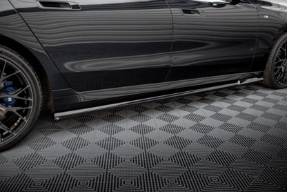 Side Skirts Diffusers V.1 BMW 740d xDrive M-pack / 740i xDrive M-Pack G70