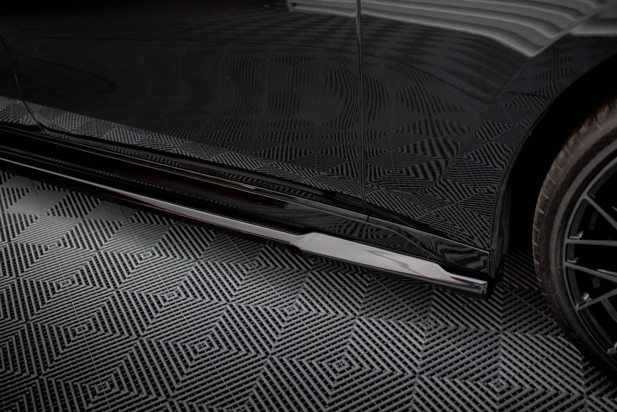 Side Skirts Diffusers V.1 BMW 740d xDrive M-pack / 740i xDrive M-Pack G70