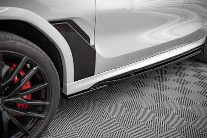 Side Skirts Diffusers V.1 BMW X6 M F96 / X6 M-Pack G06