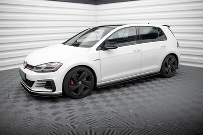 Side Skirts Diffusers V.1 Volkswagen Golf GTI / GTD Mk7 / Mk7 Facelift  (wide)