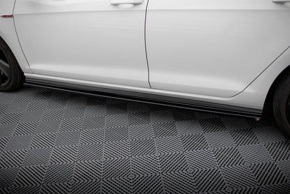 Side Skirts Diffusers V.1 Volkswagen Golf GTI / GTD Mk7 / Mk7 Facelift  (wide)