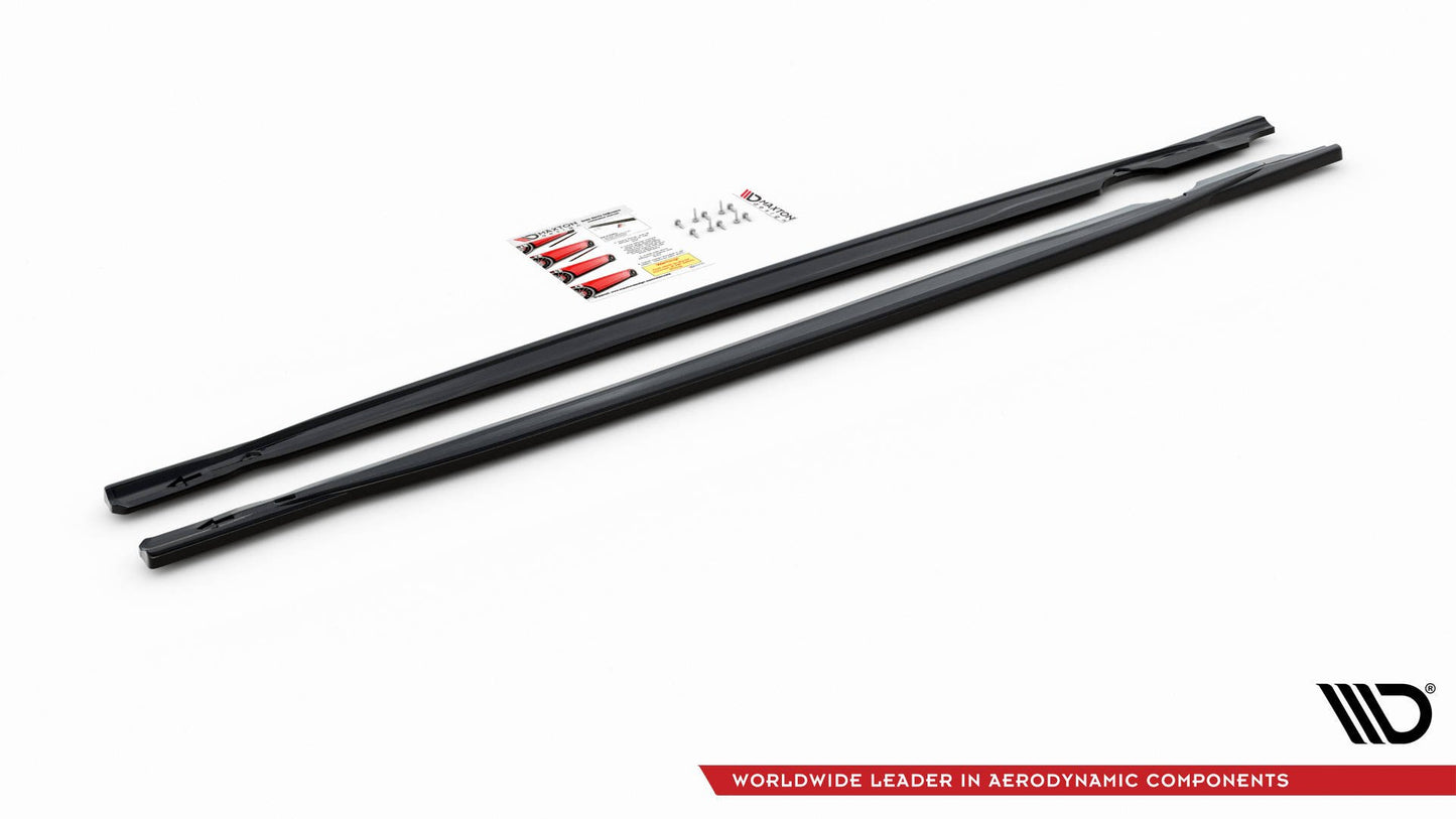 Side Skirts Diffusers V.1 Volkswagen Golf R Hatchback Mk8