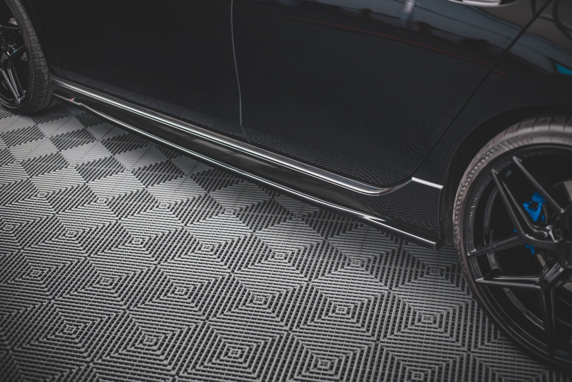 Side Skirts Diffusers V.1 Volkswagen Golf R Hatchback Mk8