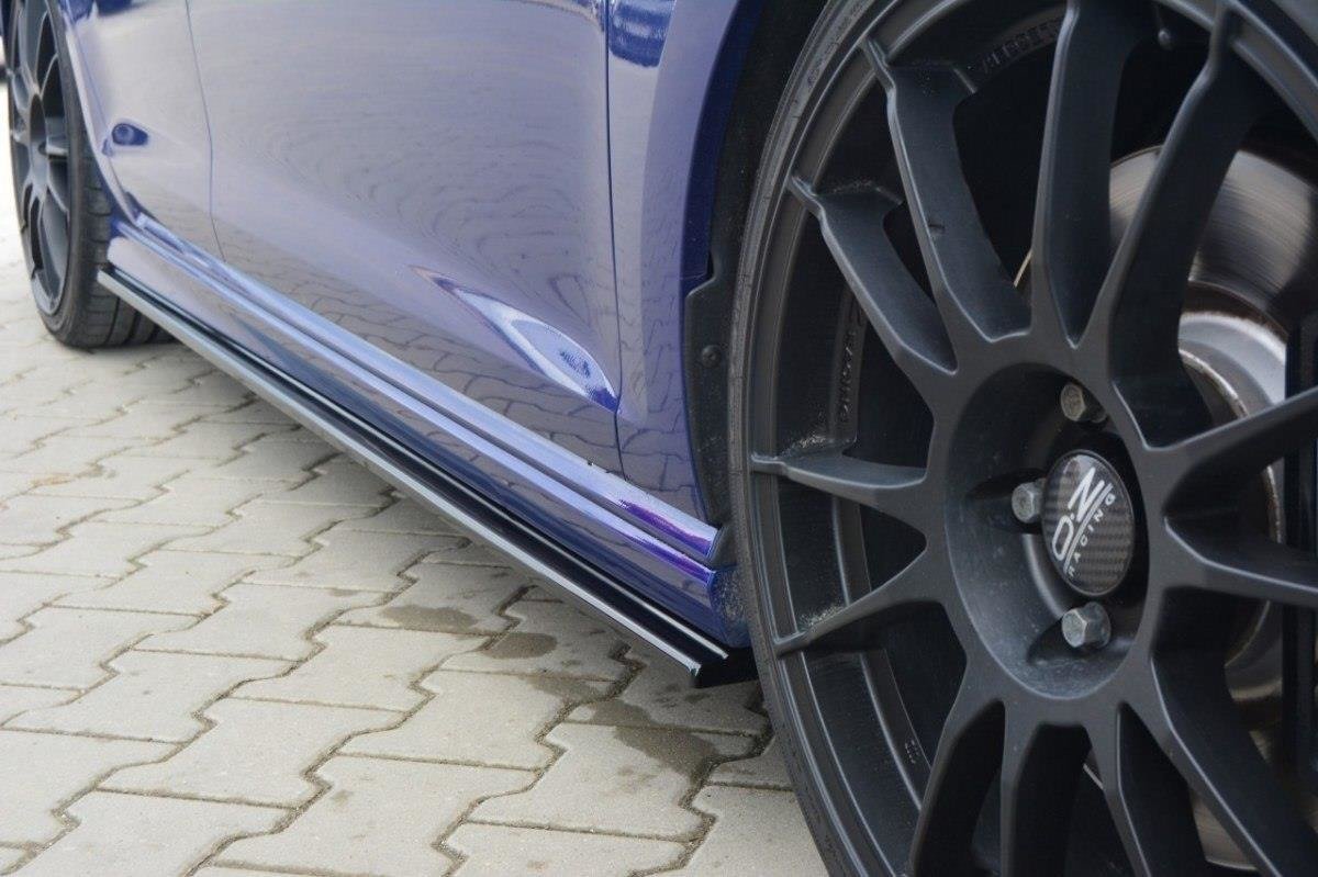 Side Skirts Diffusers V.1 Volkswagen Golf R / R-Line Mk7