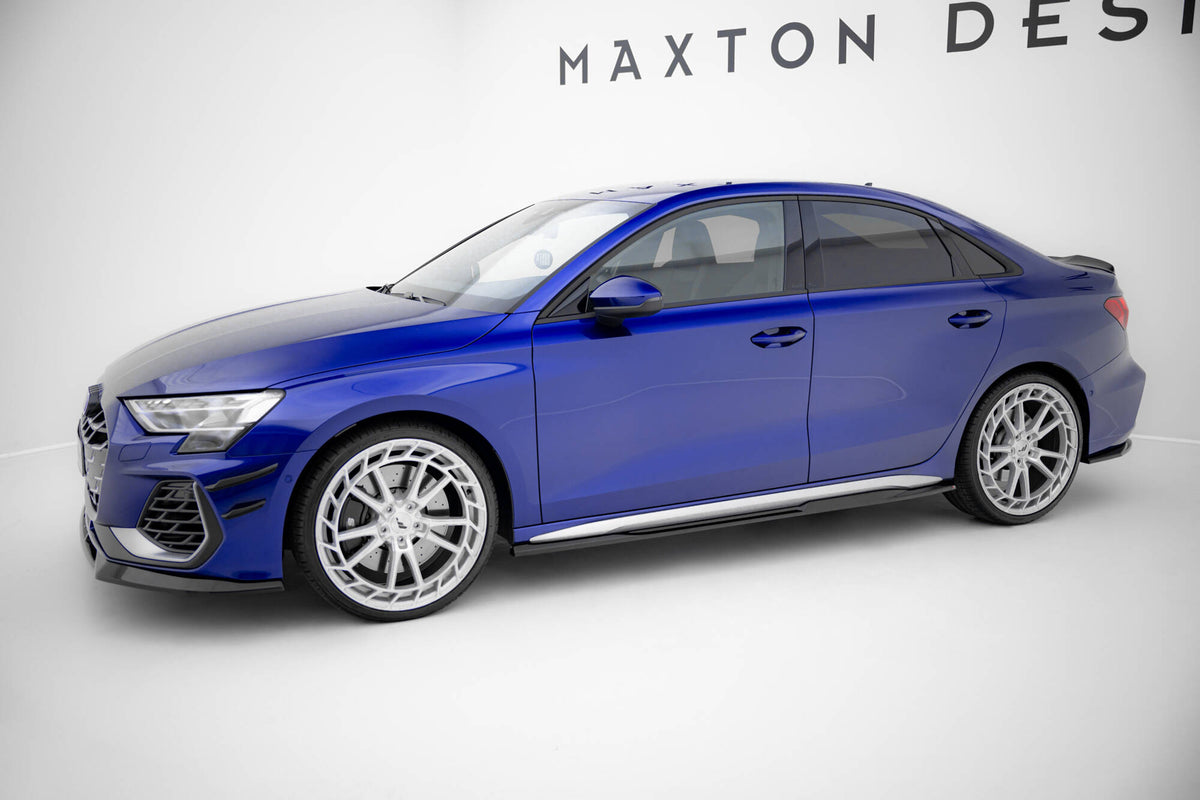 Side Skirts Diffusers V.2 Audi A3 S-Line Sedan / S3 Sedan 8Y / 8Y Facelift