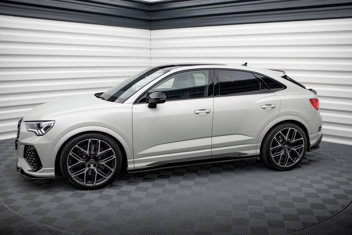 Side Skirts Diffusers V.2 Audi Q3 S-Line / RSQ3 Sportback / SUV F3
