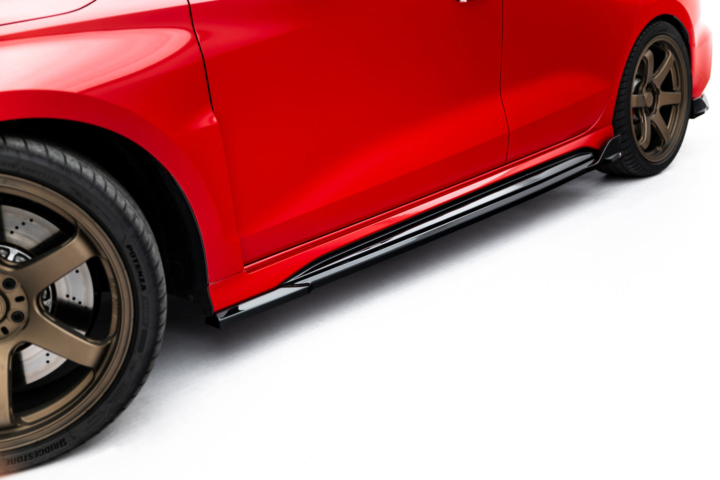 Side Skirts Diffusers V.2 Audi RS3 Sedan 8Y / 8Y Facelift