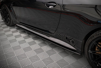 Side Skirts Diffusers V.2 BMW M4 G82 / G82 Facelift