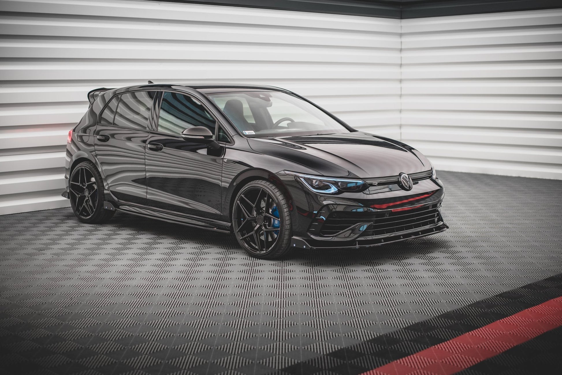 Side Skirts Diffusers V.2 + Flaps Volkswagen Golf R Hatchback Mk8
