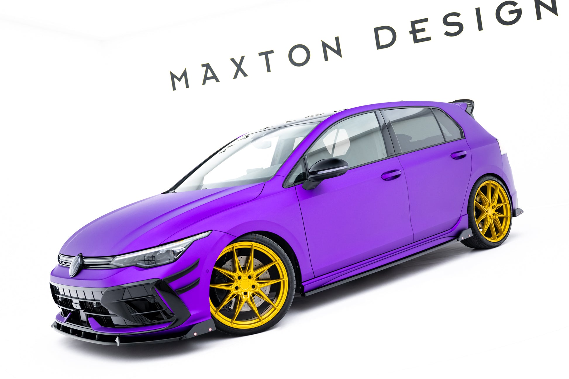 Side Skirts Diffusers V.2 + Flaps Volkswagen Golf R Hatchback Mk8 Facelift