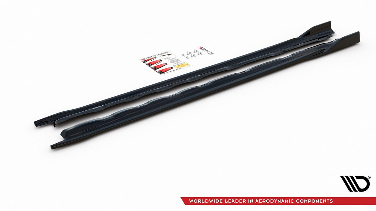 Side Skirts Diffusers V.2 Volkswagen Golf Hatchback Mk8