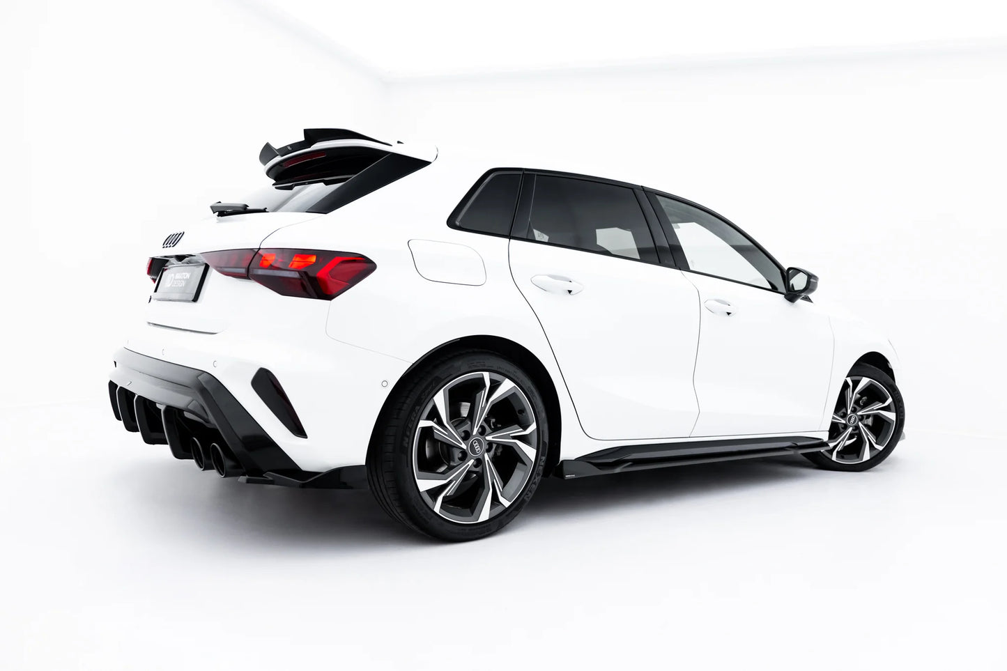 Side Skirts Diffusers V.3 Audi S3 Sportback / A3 S-line Sportback 8Y / 8Y Facelift
