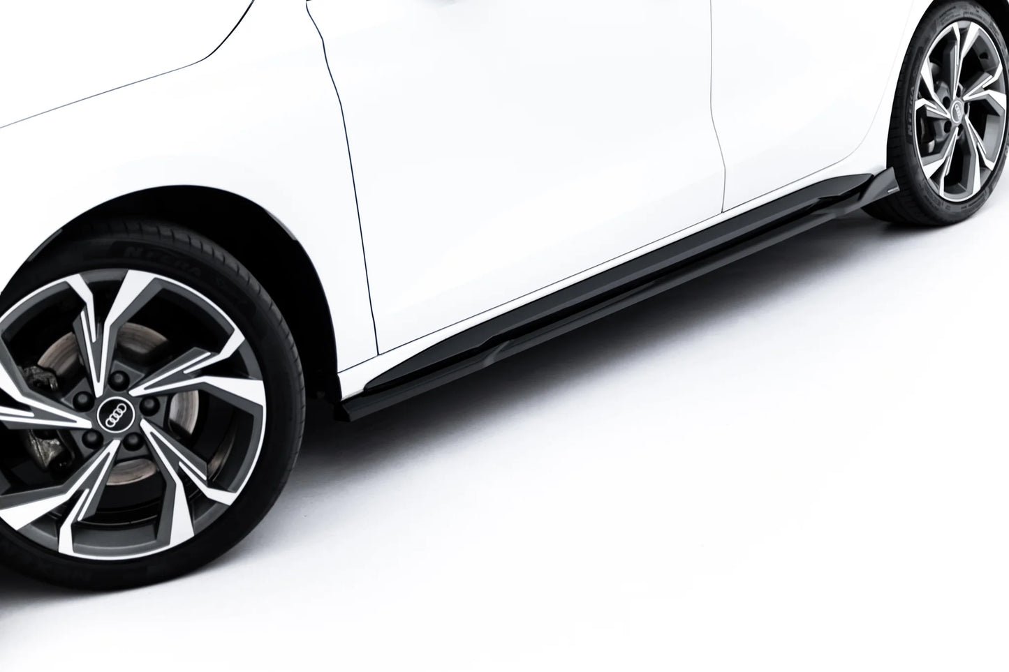 Side Skirts Diffusers V.3 Audi S3 Sportback / A3 S-line Sportback 8Y / 8Y Facelift