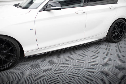 Side Skirts Diffusers V.4 + Flaps BMW 1 M-Pack / M140i F20 Facelift