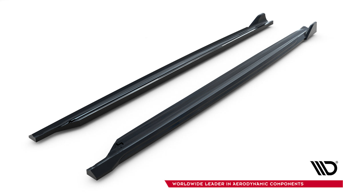 Side Skirts Diffusers V.4 Skoda Octavia RS Liftback / Combi Mk4 Facelift