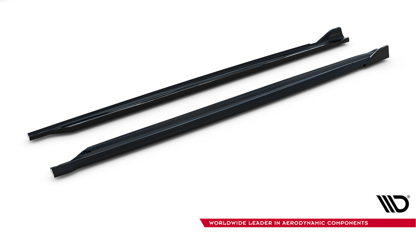 Side Skirts Diffusers V.4 Skoda Octavia RS Liftback / Combi Mk4 Facelift