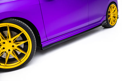 Side Skirts Diffusers V.4 Volkswagen Golf R Hatchback Mk8 / Mk8 Facelift