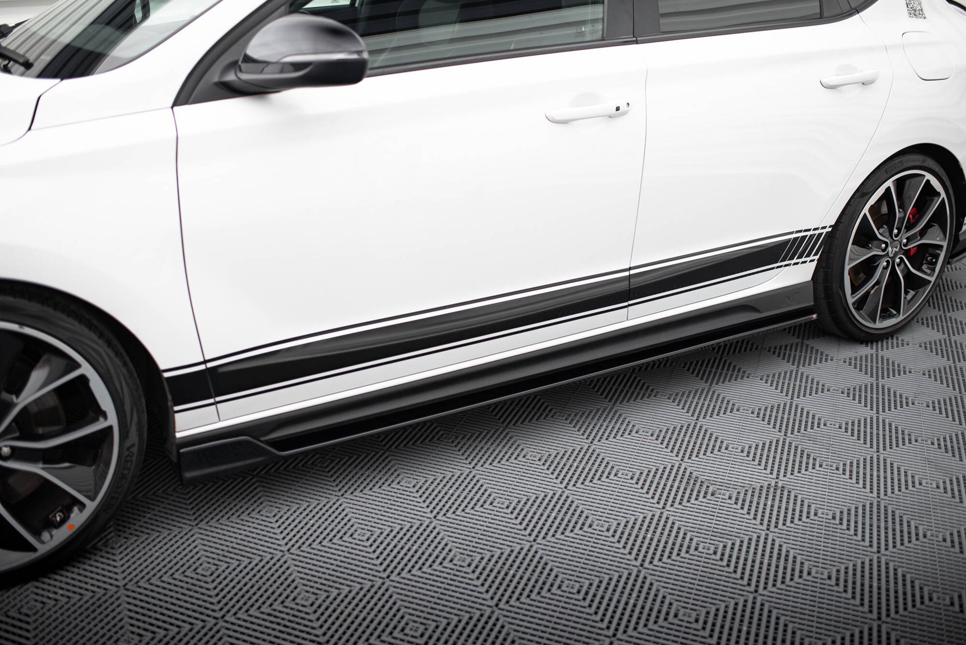 Side Skirts Diffusers V.5 Hyundai I30 N / N-Line Hatchback / Fastback Mk3 / Mk3 Facelift