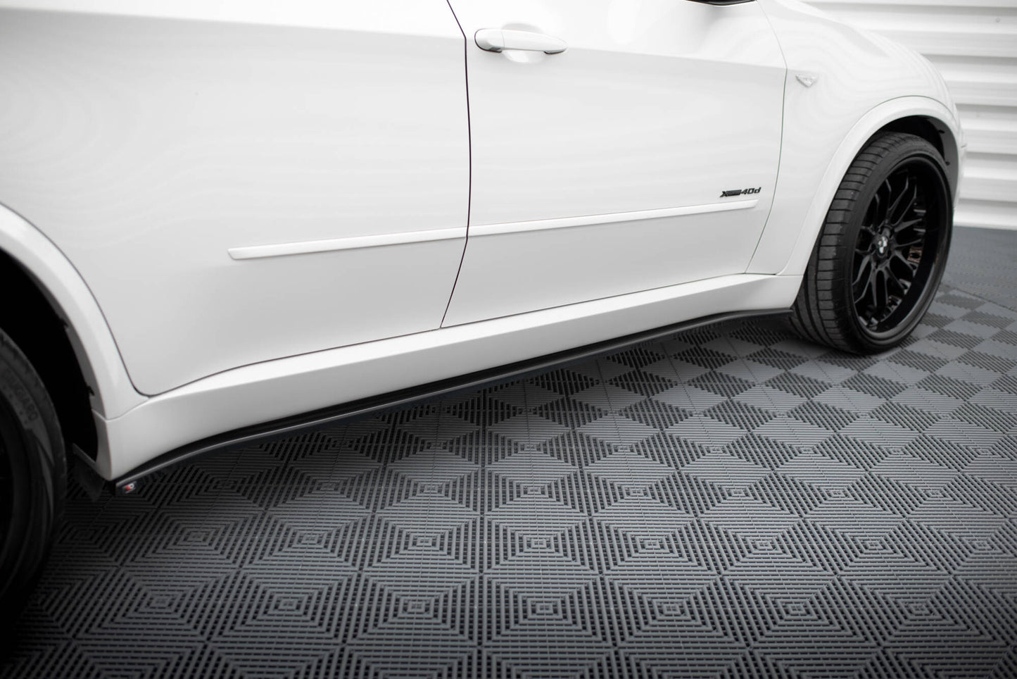 Side skirts Diffusers for BMW X5 M-Pack E70 Facelift