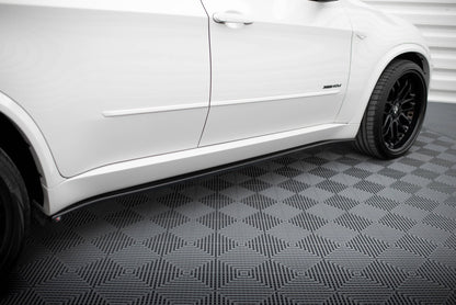 Side skirts Diffusers for BMW X5 M-Pack E70 Facelift