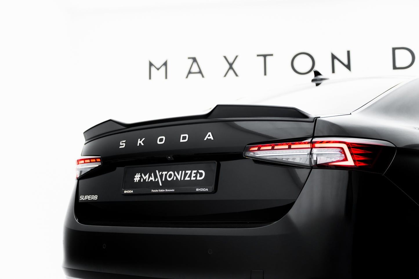 Spoiler Cap 3D Skoda Superb Standard / Sportline Sedan Mk4