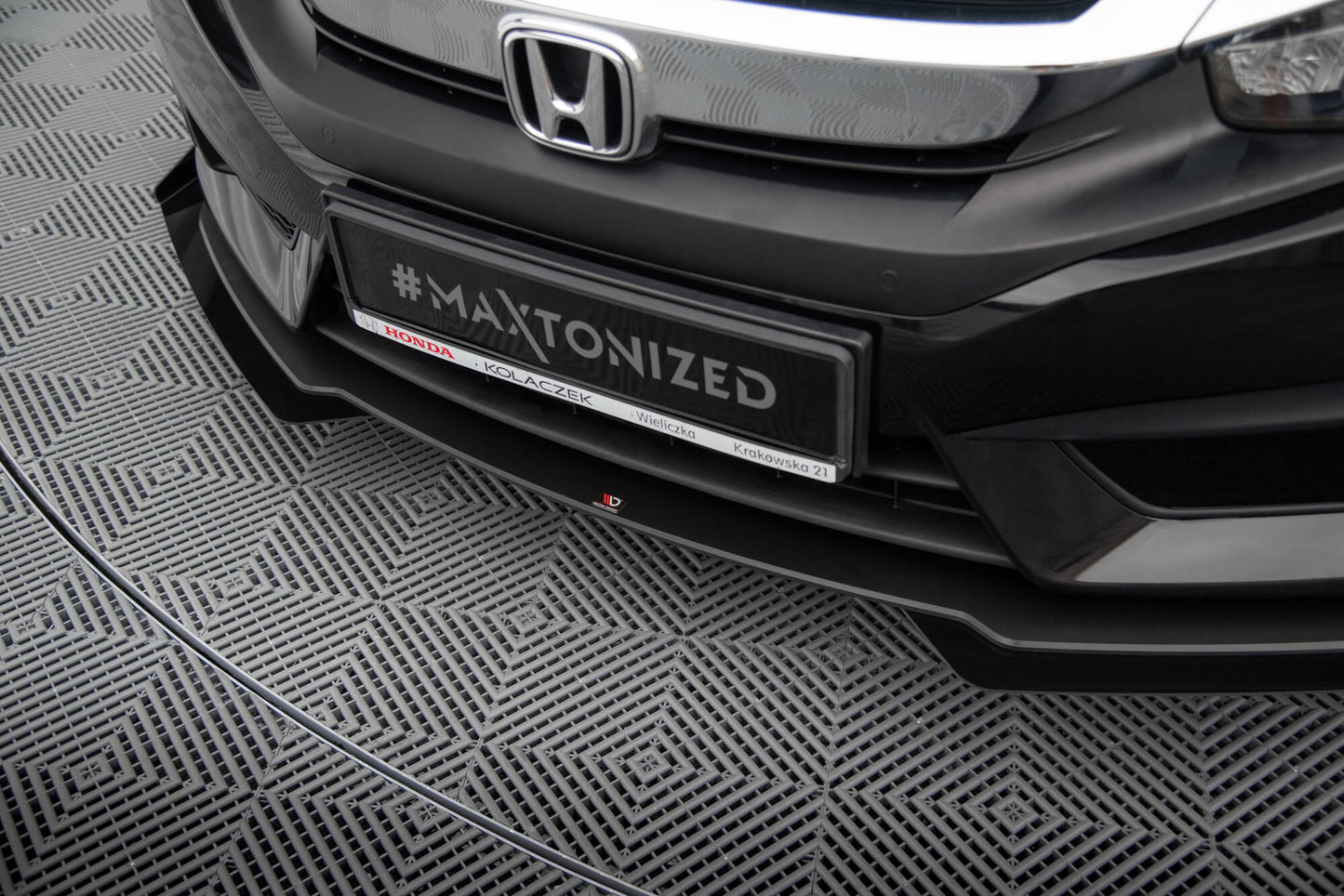 Street Pro Front Splitter + Flaps Honda Civic Sedan Mk10