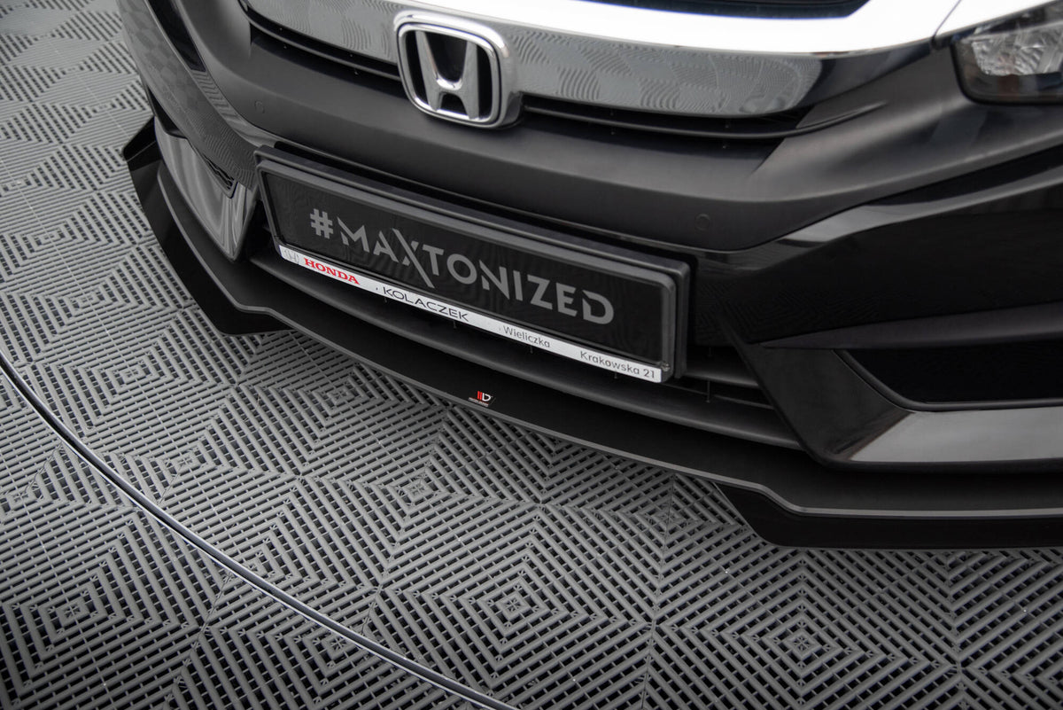Street Pro Front Splitter + Flaps Honda Civic Sedan Mk10