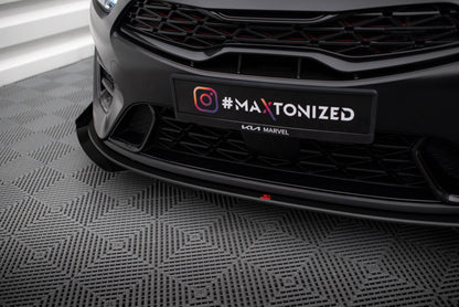 Street Pro Front Splitter + Flaps Kia Proceed GT Mk3 Facelift / Ceed GT / GT - Line Mk1 Facelift