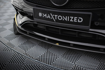 Street Pro Front Splitter + Flaps Mercedes-AMG CLA 45 Aero C117 Facelift