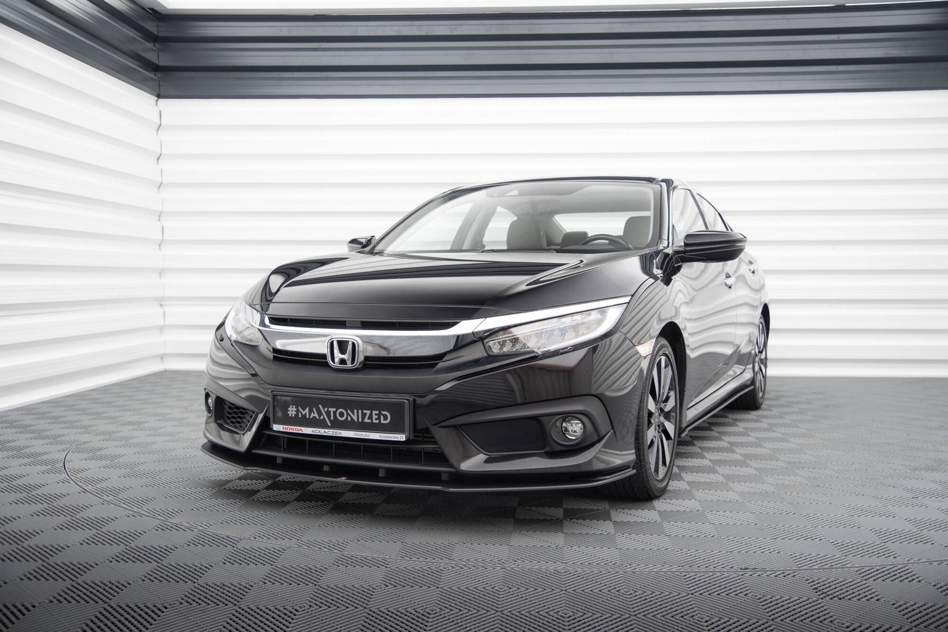 Street Pro Front Splitter Honda Civic Sedan Mk10