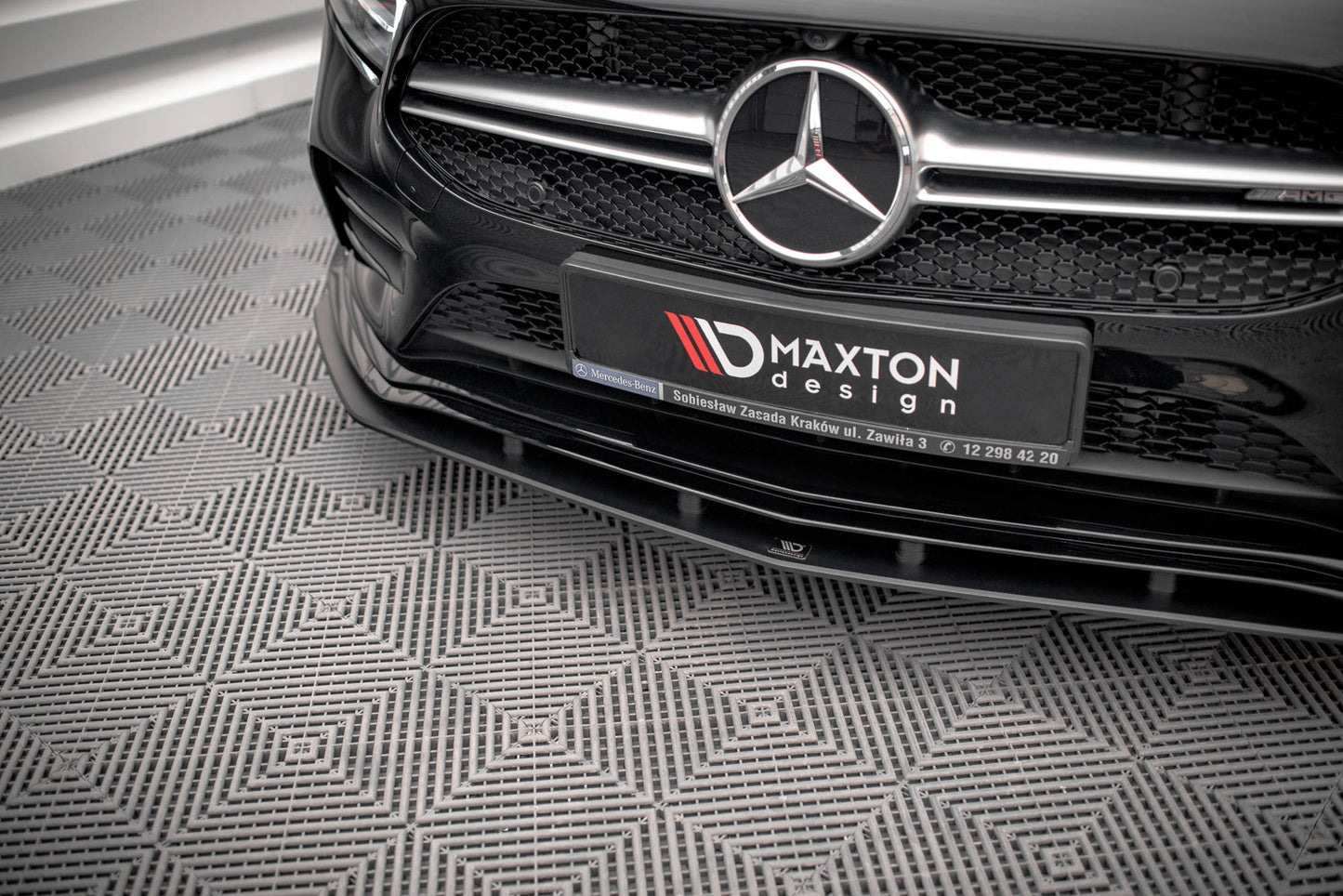 Street Pro Front Splitter Mercedes A35 AMG / AMG-Line Aero Pack W177