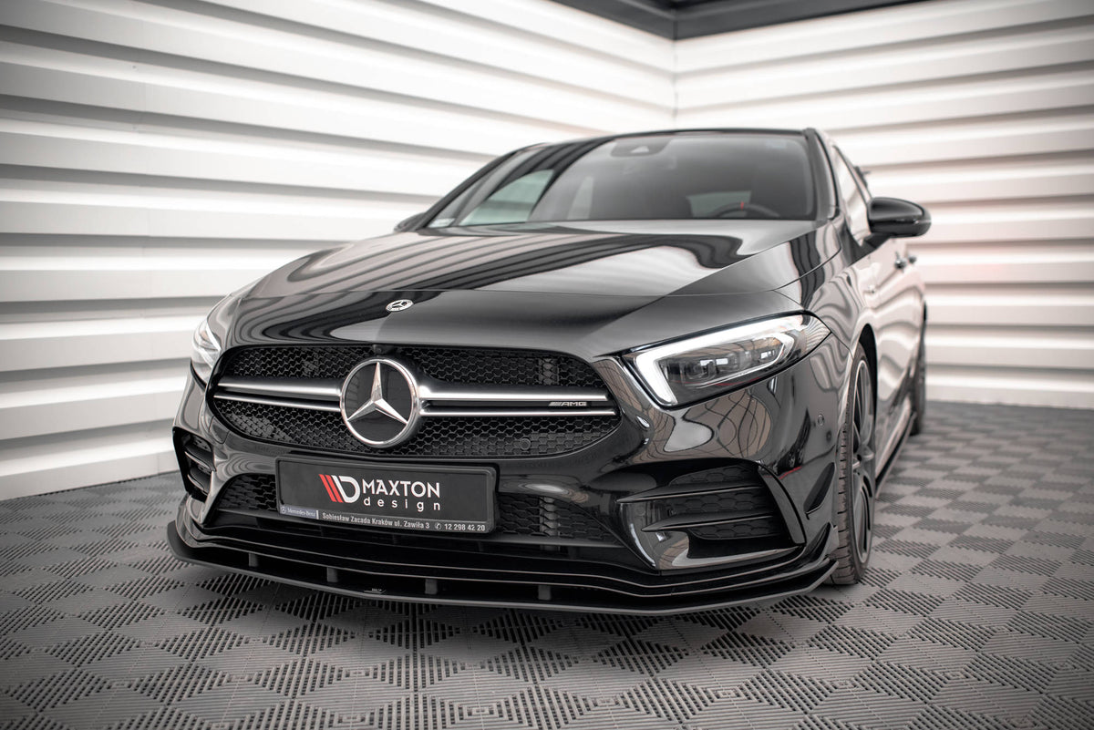 Street Pro Front Splitter Mercedes A35 AMG / AMG-Line Aero Pack W177