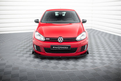 Street Pro Front Splitter V.3 + Flaps Volkswagen Golf GTI Mk6