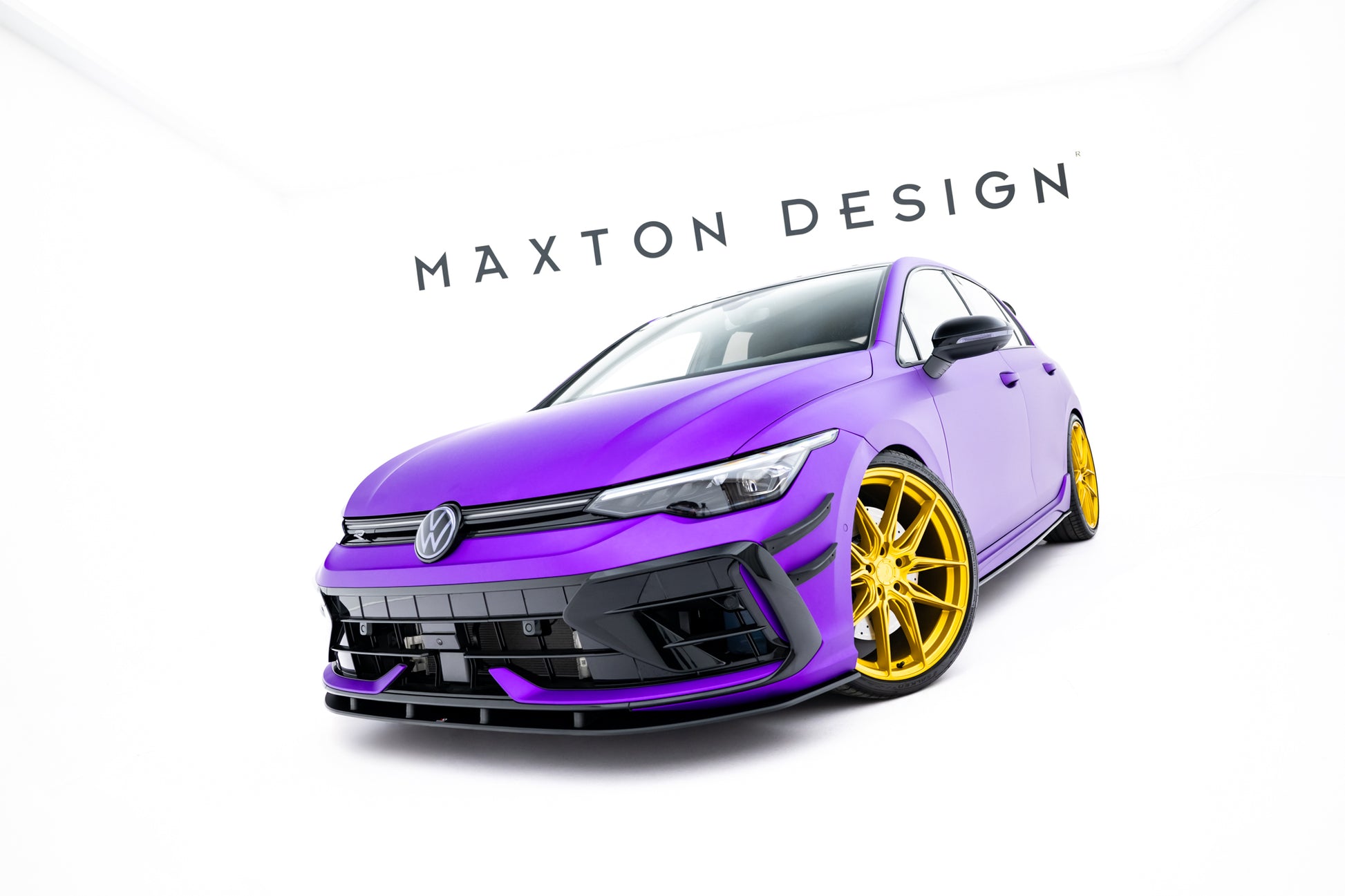 Street Pro Front Splitter Volkswagen Golf R Hatchback Mk8 Facelift