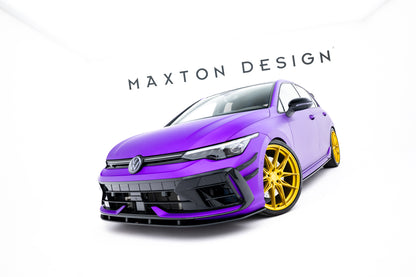 Street Pro Front Splitter Volkswagen Golf R Hatchback Mk8 Facelift