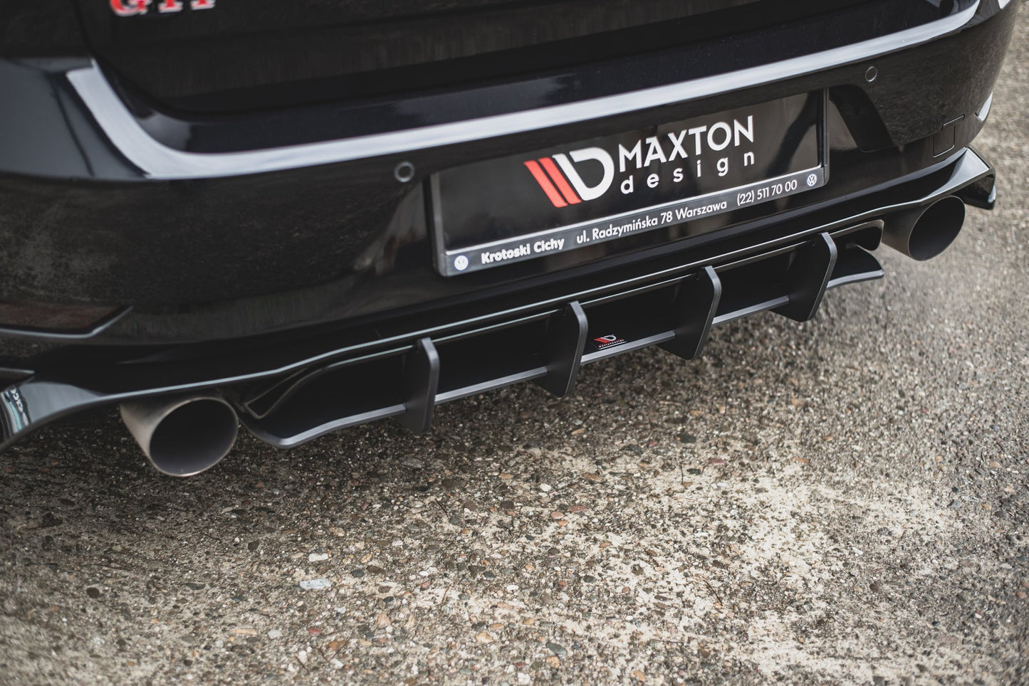 Street Pro Rear Diffuser VW Golf 7 GTI TCR