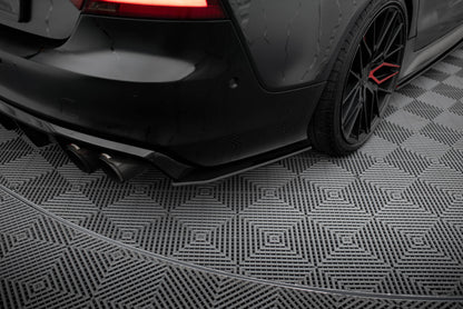 Street Pro Rear Side Splitters Audi A7 S-Line C7