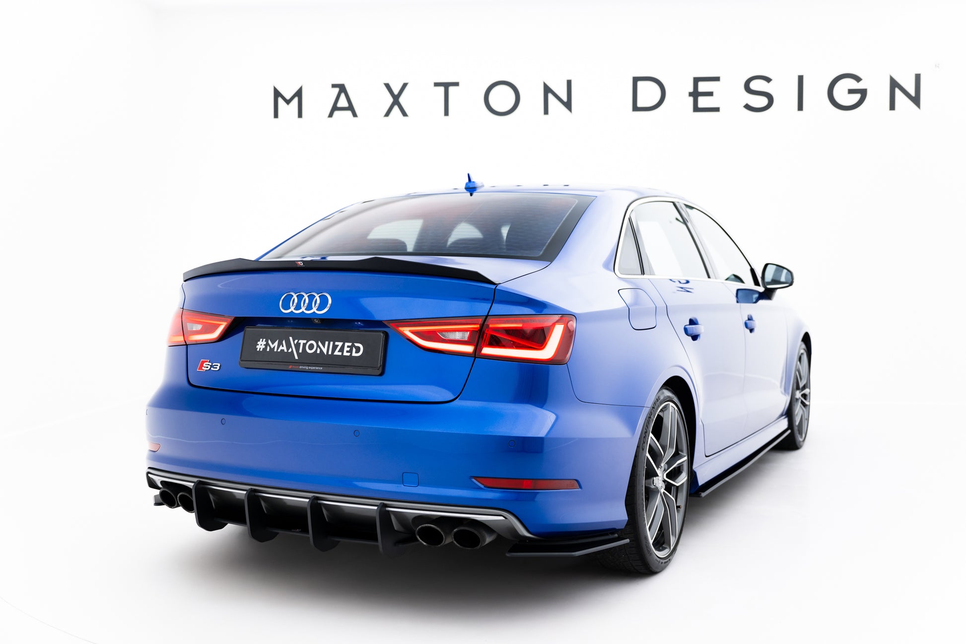 Street Pro Rear Side Splitters  Audi S3 Sedan 8V