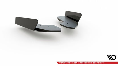 Street Pro Rear Side Splitters + Flaps Audi RS3 8V Sportback