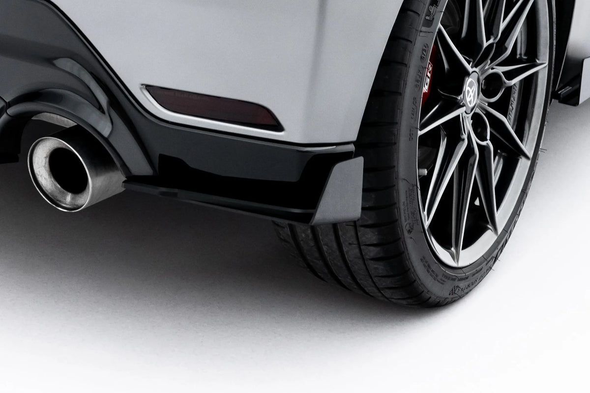 Street Pro Rear Side Splitters + Flaps Toyota GR Yaris Mk4 Facelift