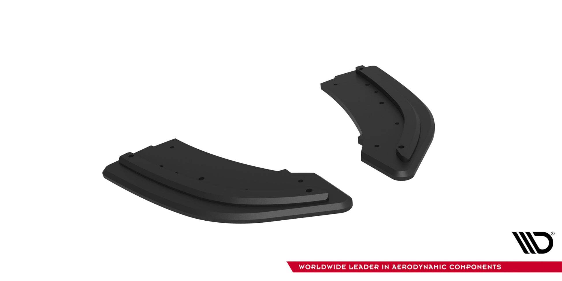 Street Pro Rear Side Splitters Mazda 3 MPS Mk1 EU Version